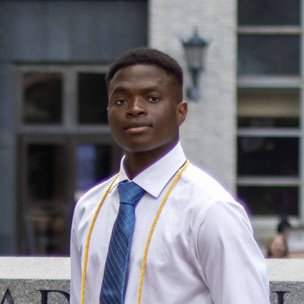 Ousman Jobe graduation portrait